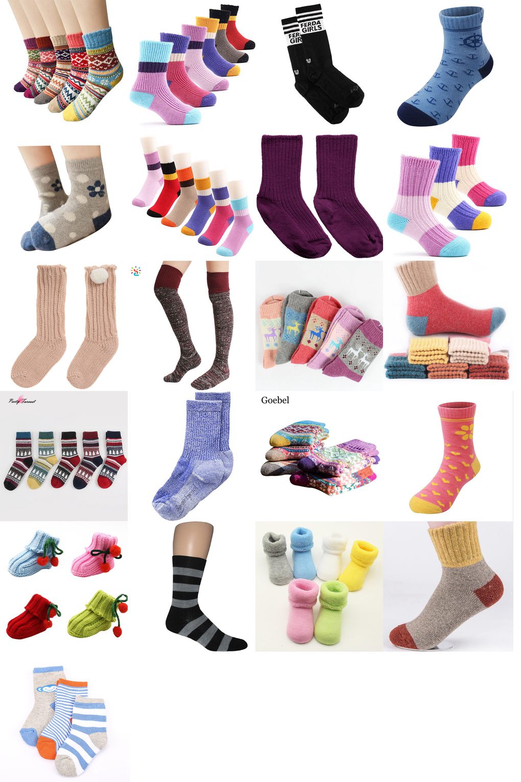 girls wool socks